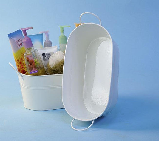 White Oval Basket - Build Your Baskets