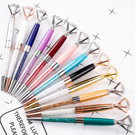 Colorful Diamond Crystal Ballpoint Pens - Build Your Baskets