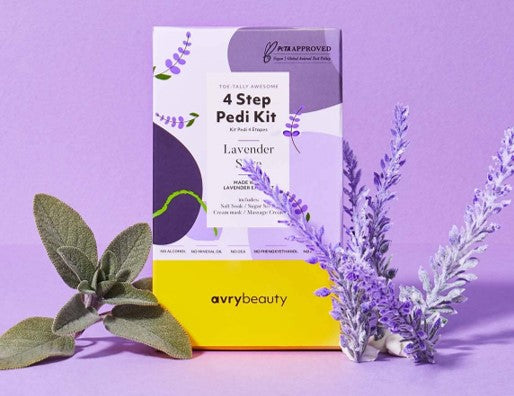 Lavender Sage 4 Step Pedi Kit