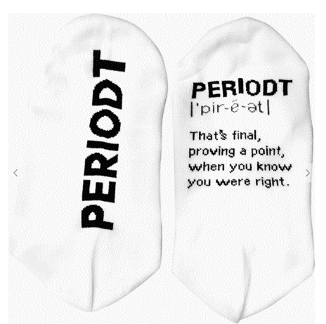Periodt - Short Crew Sock
