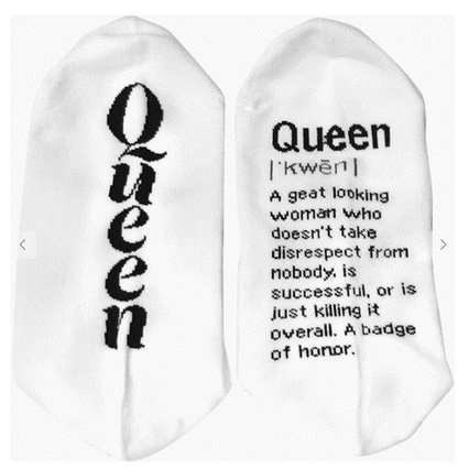 Queen - Short Crew Sock