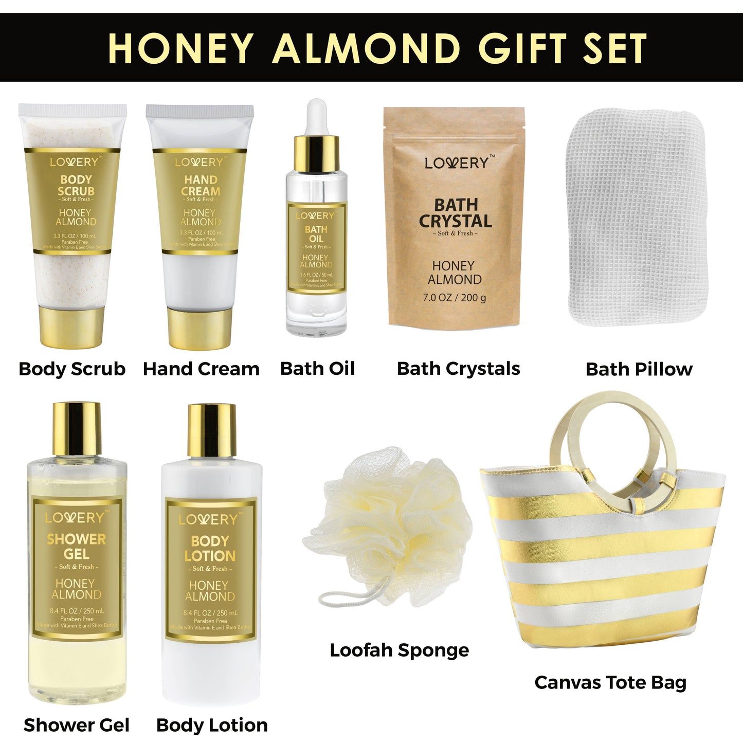Honey Almond Gift-Ready Tote Bag - 50% OFF - $32.49